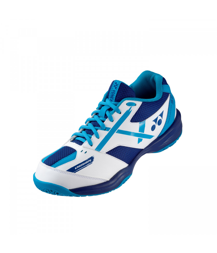 Chaussure indoor hommes Yonex Power Cushion 39 blanche et bleue