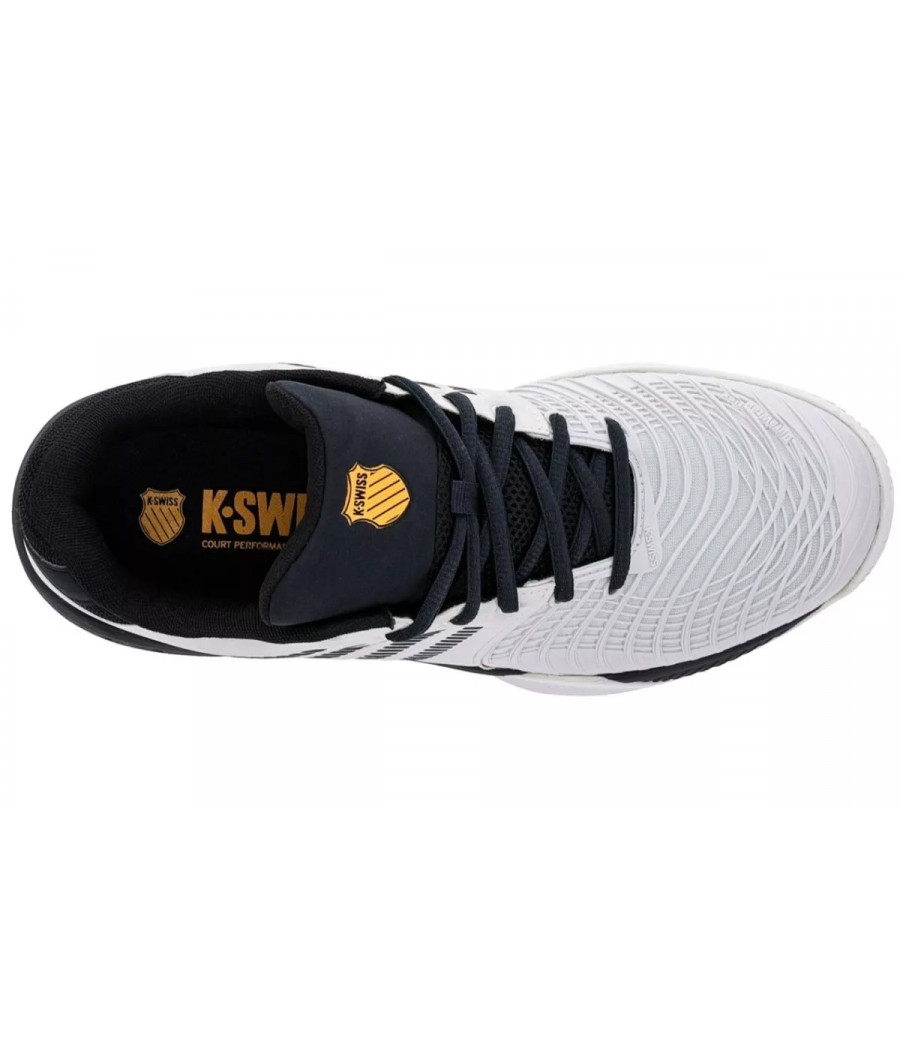 Chaussures de padel K-Swiss Express light 3 HB couleur blanc et noir