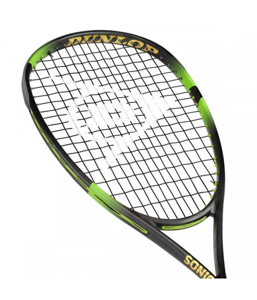 Raquette de squash Dunlop Sonic Core Elite 135 noir, vert et or