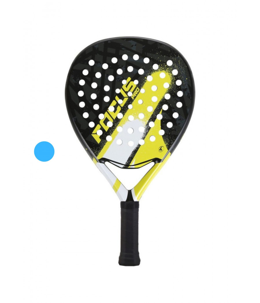 Raquette de padel Pro Kennex Focus Pro pour les problèmes de coude jaune