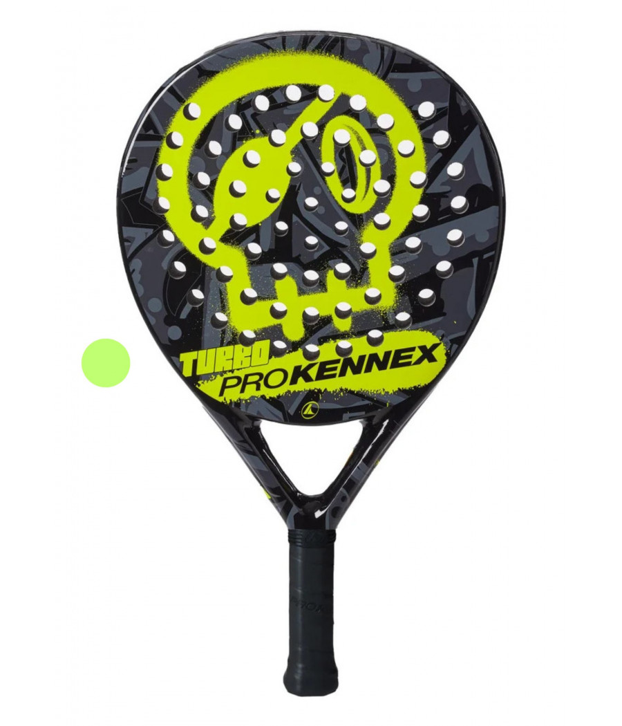 Raquette de padel Pro Kennex Turbo smiley jaune