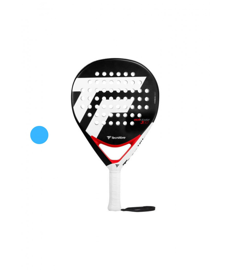 Raquette de padel Tecnifibre Wall Master 360 PHD noir, blanc et rouge