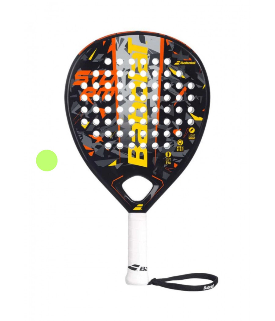 Raquette padel Babolat Storm orange noir jaune