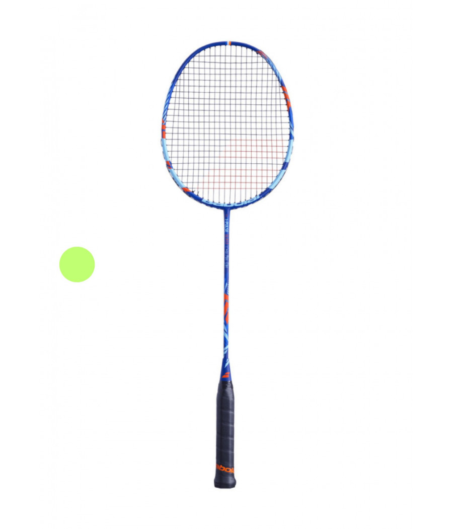 Raquette de badminton Babolat I-Pulse Blast Strung bleue