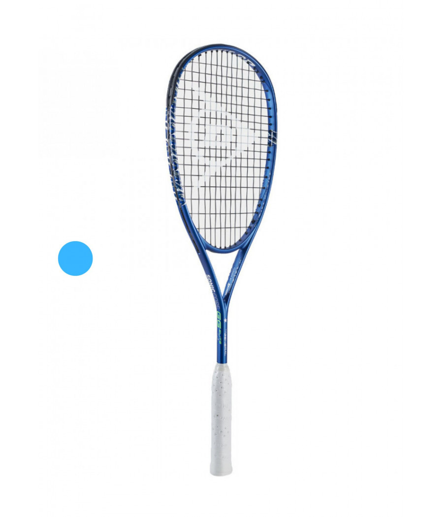 Raquette de squash bleue Dunlop GG élite