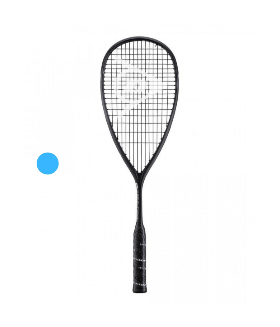 Raquette de squash noire Dunlop Sonic Core Revelation 125