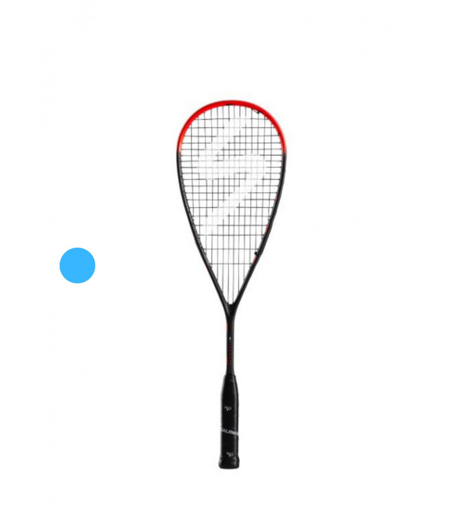 Raquette de squash Salming Cannone rouge et noire