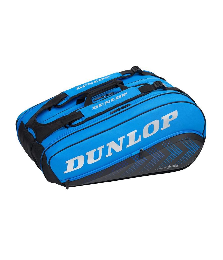 Sac de squash Dunlop thermobag FX Performance 12R bleu et noir