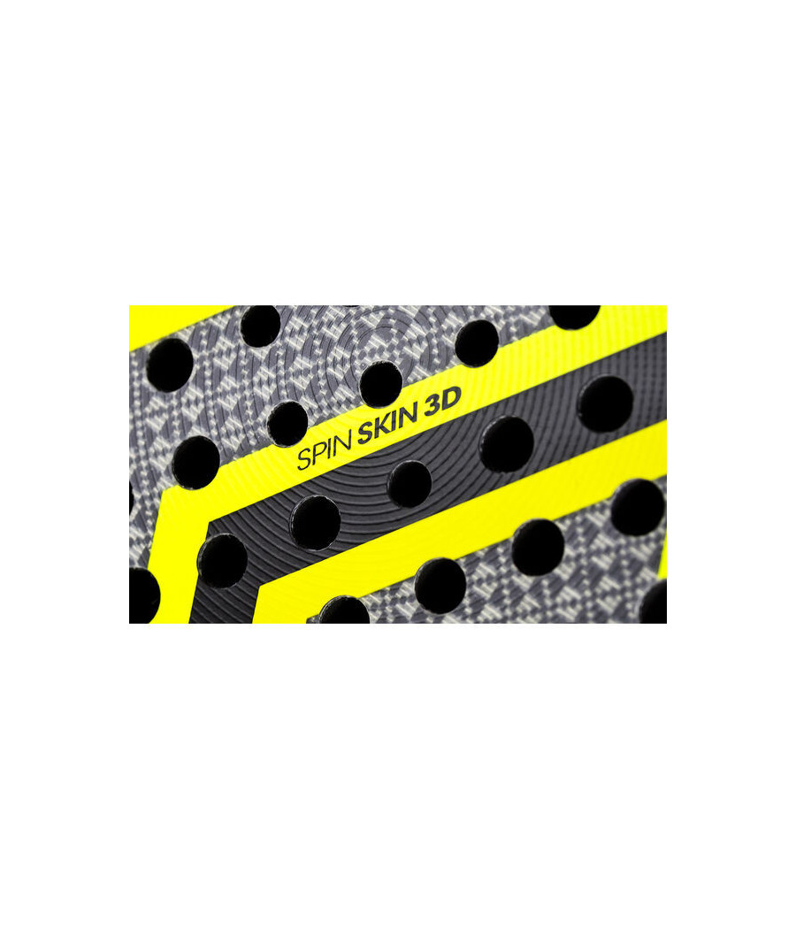 Raquette de padel Tecnifibre Wall Breaker 360 noir et jaune