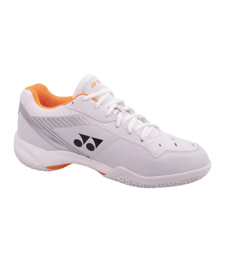 Chaussure indoor Yonex Power Cushion 65 X blanc et orange