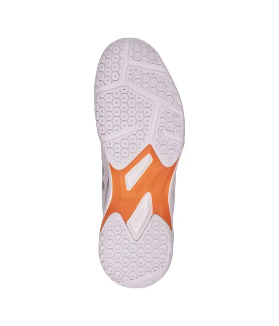 Chaussure indoor Yonex Power Cushion 65 X blanc et orange