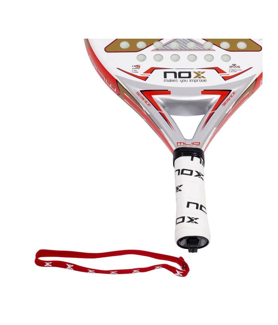 Raquette de padel Nox ML10 Pro Cup blanche et or