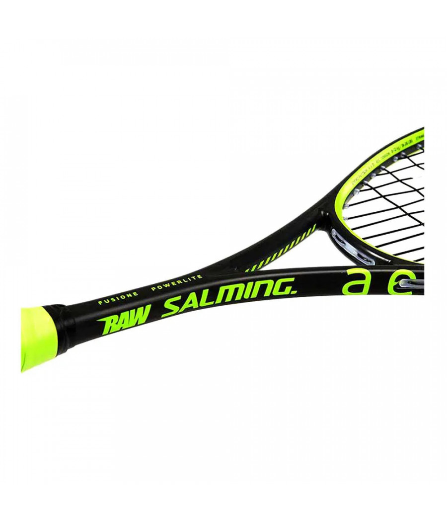 Raquette de squash Salming Fusione Powerlite jaune et noire