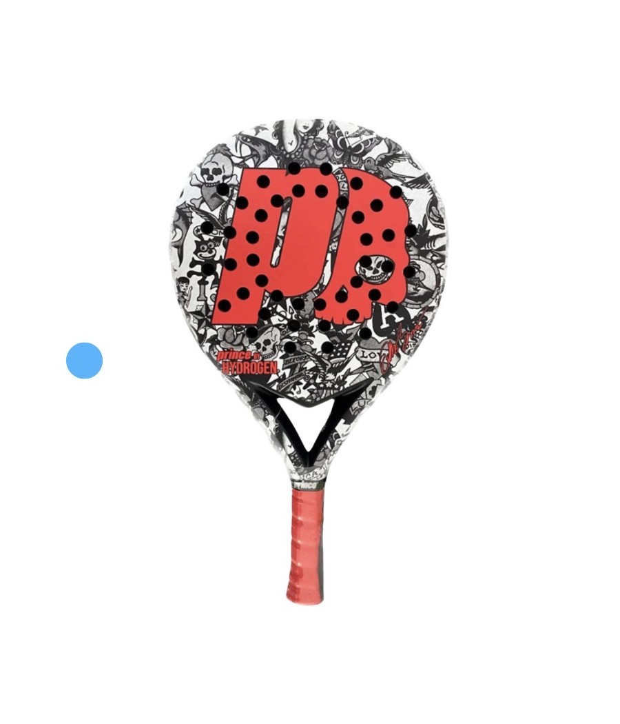 Raquette de padel Prince et Hydrogen Rocket Tattoo design original