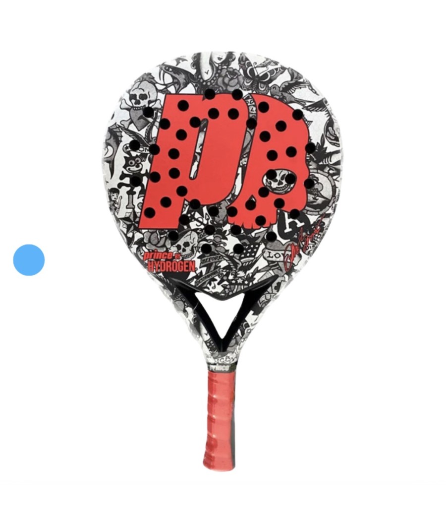 Raquette de padel Prince et Hydrogen Rocket Tattoo design original