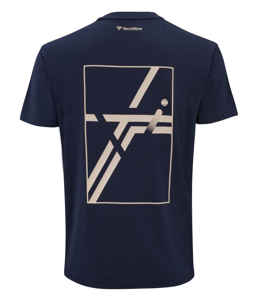 T-Shirt Tecnifibre Squash Graphic Tee (Marine)