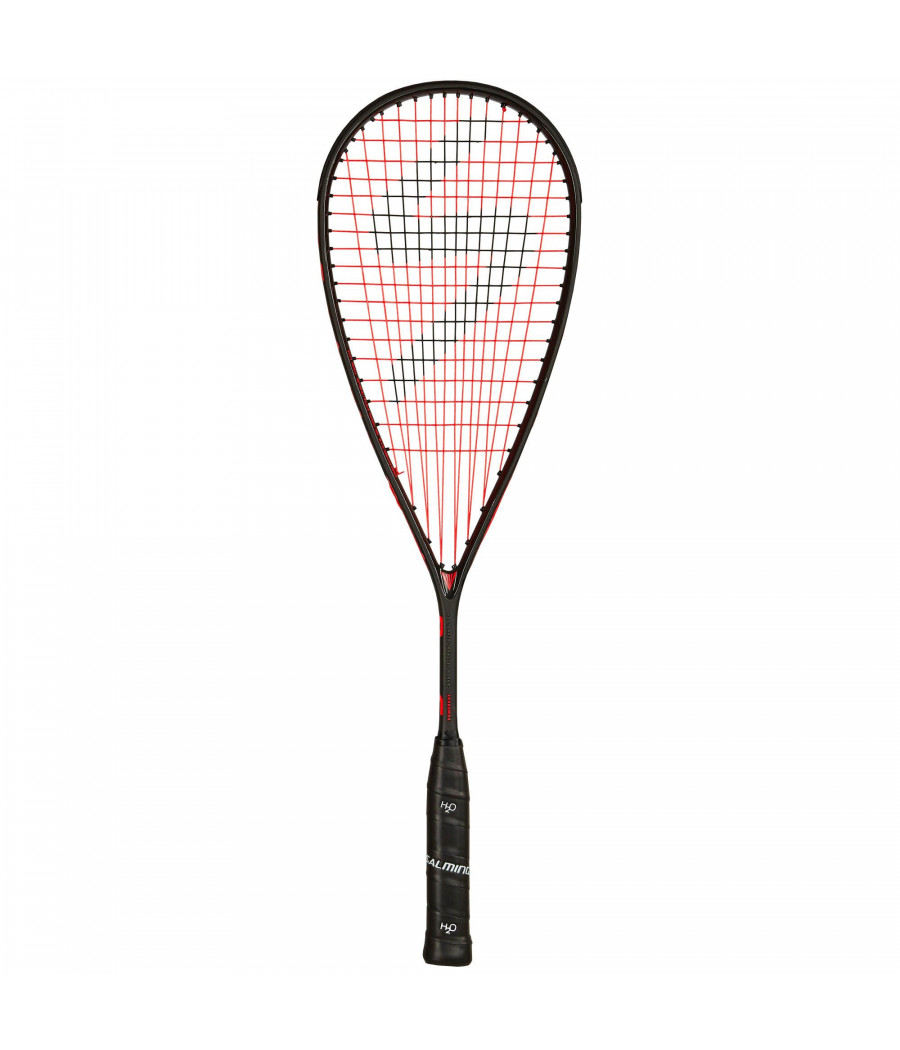 Raquette de squash Salming Powerray noire et rouge