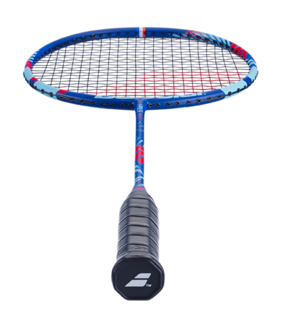 Raquette de badminton Babolat I-Pulse Blast Strung bleue