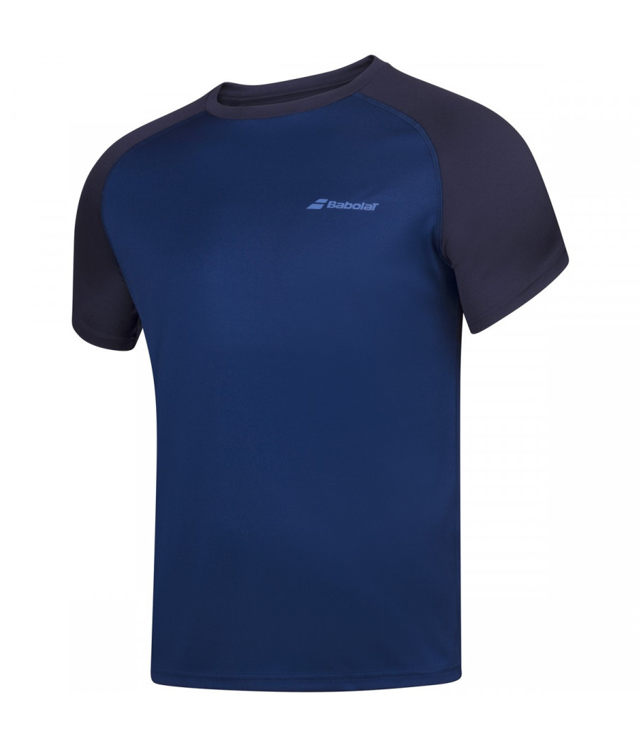 T-Shirt Babolat Play Crew Neck bleu