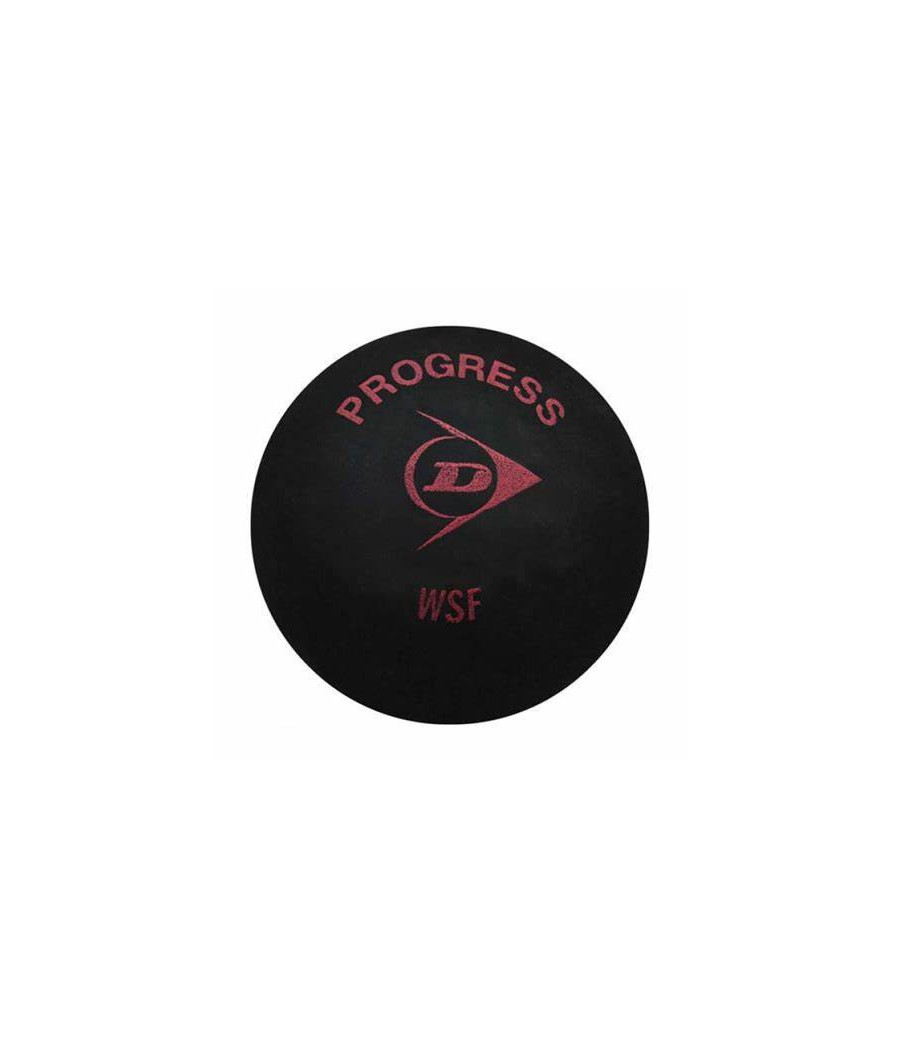 Balle de squash Dunlop un point rouge - Progress