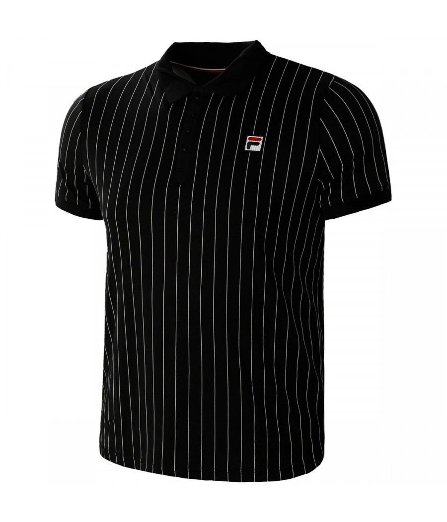 Polo « Stripes » (Black/White)