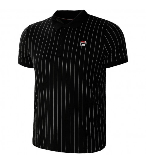 Polo « Stripes » (Black/White)