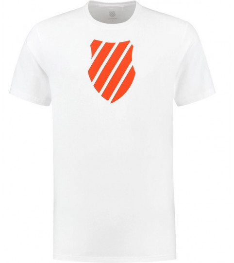 Hypercourt Logo Tee 2 (White/Spicy Orange)