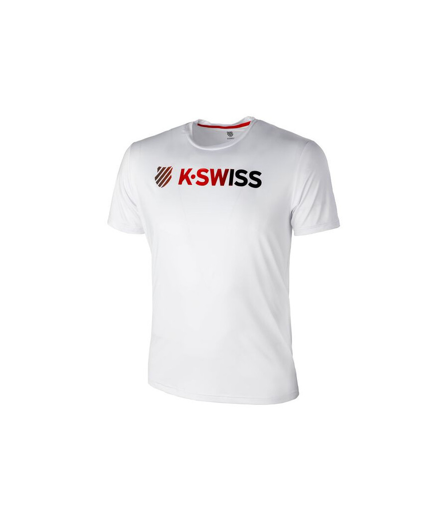 T-Shirt K-Swiss Heritage Sport Logo Tee blanc