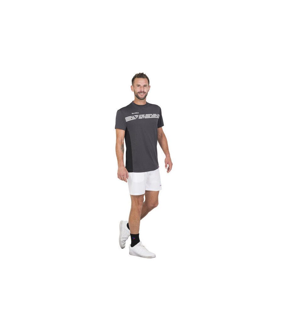 T-Shirt Tecnifibre F2 Airmesh gris et blanc