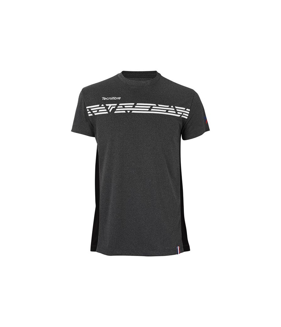 T-Shirt Tecnifibre F2 Airmesh gris et blanc