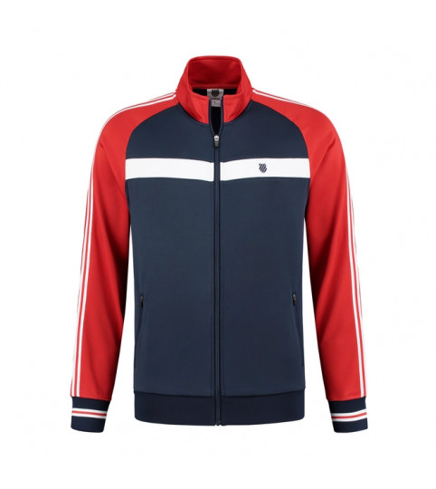 Heritage sport tracksuit jacket (Navy/Red)