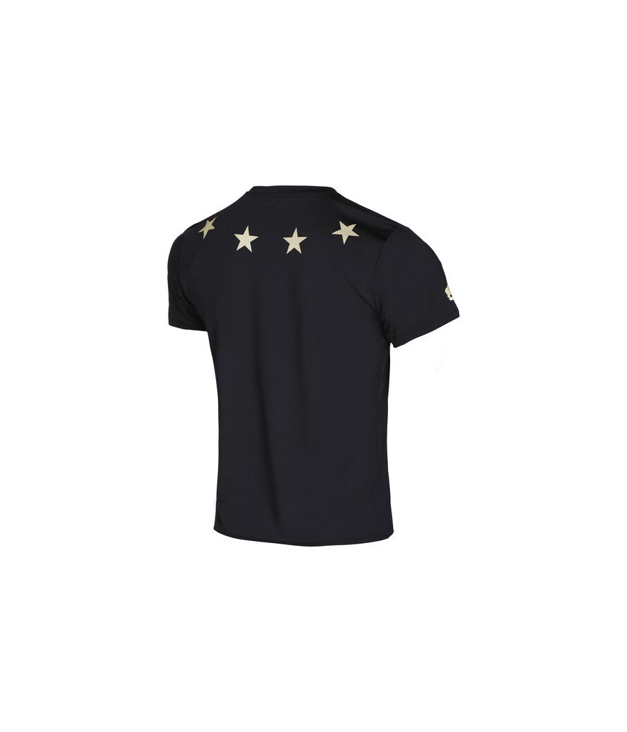 T-Shirt Star Tech Hydrogen blanc et or