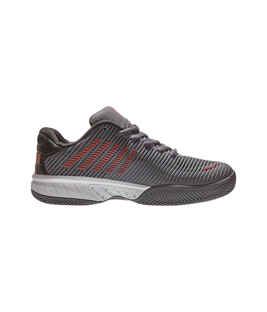 Chaussures de Padel K-Swiss hypercourt express 2 HB couleur gris et orange