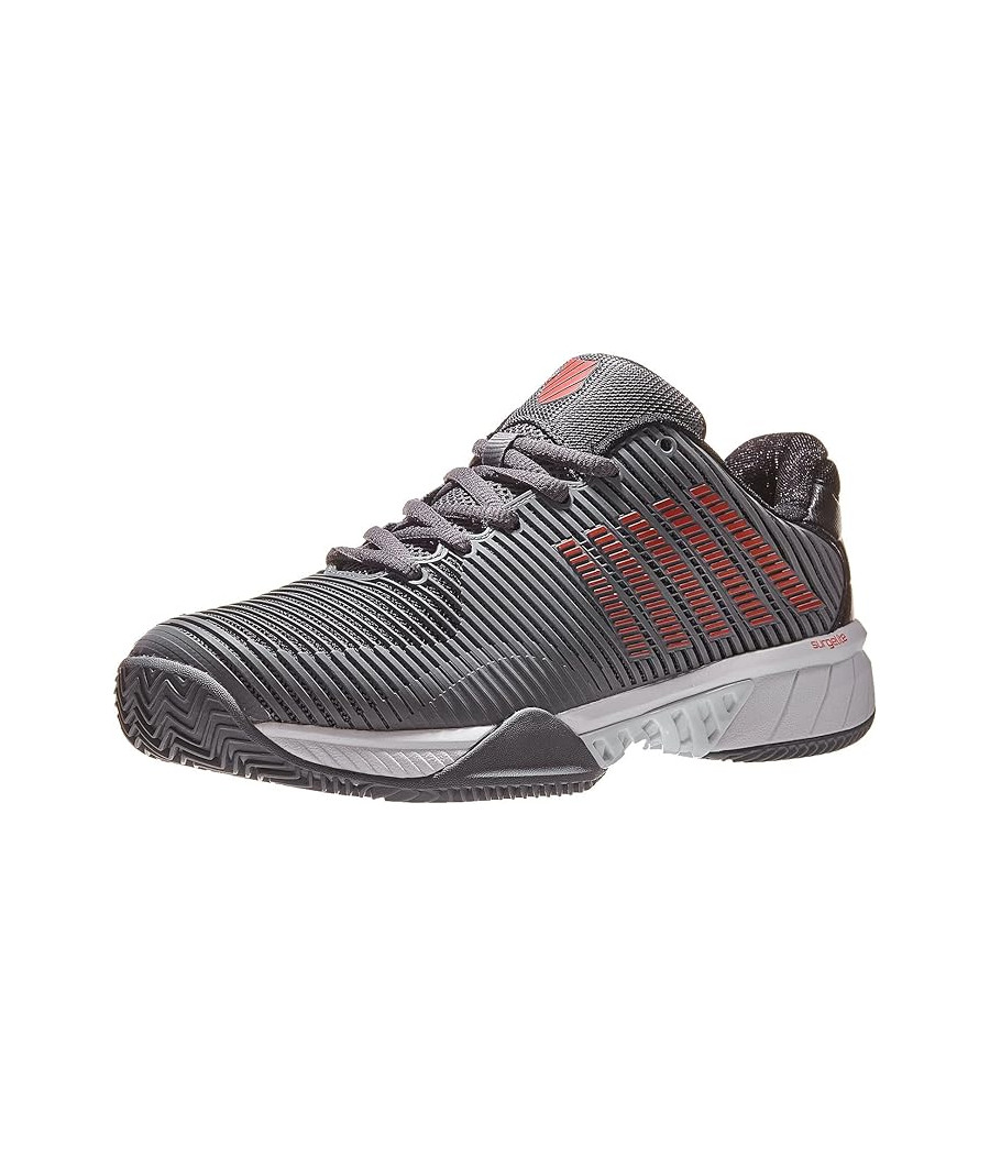 Chaussures de Padel K-Swiss hypercourt express 2 HB couleur gris et orange