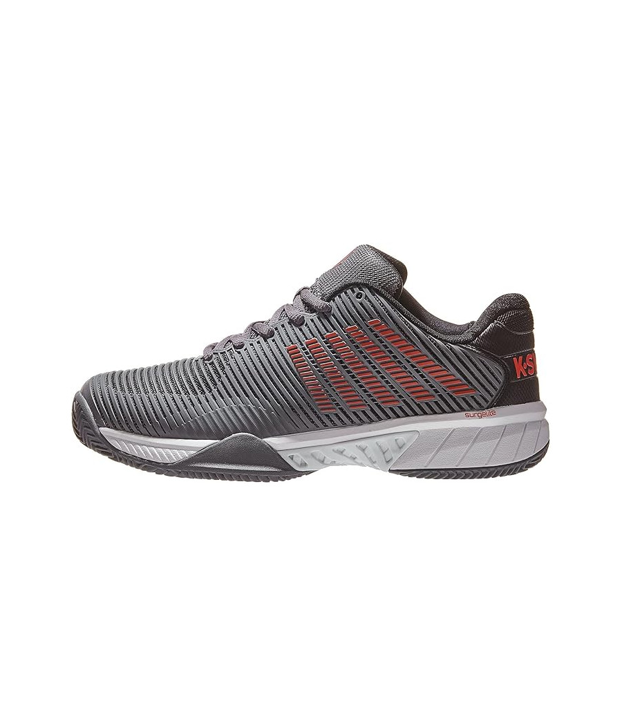 Chaussures de Padel K-Swiss hypercourt express 2 HB couleur gris et orange