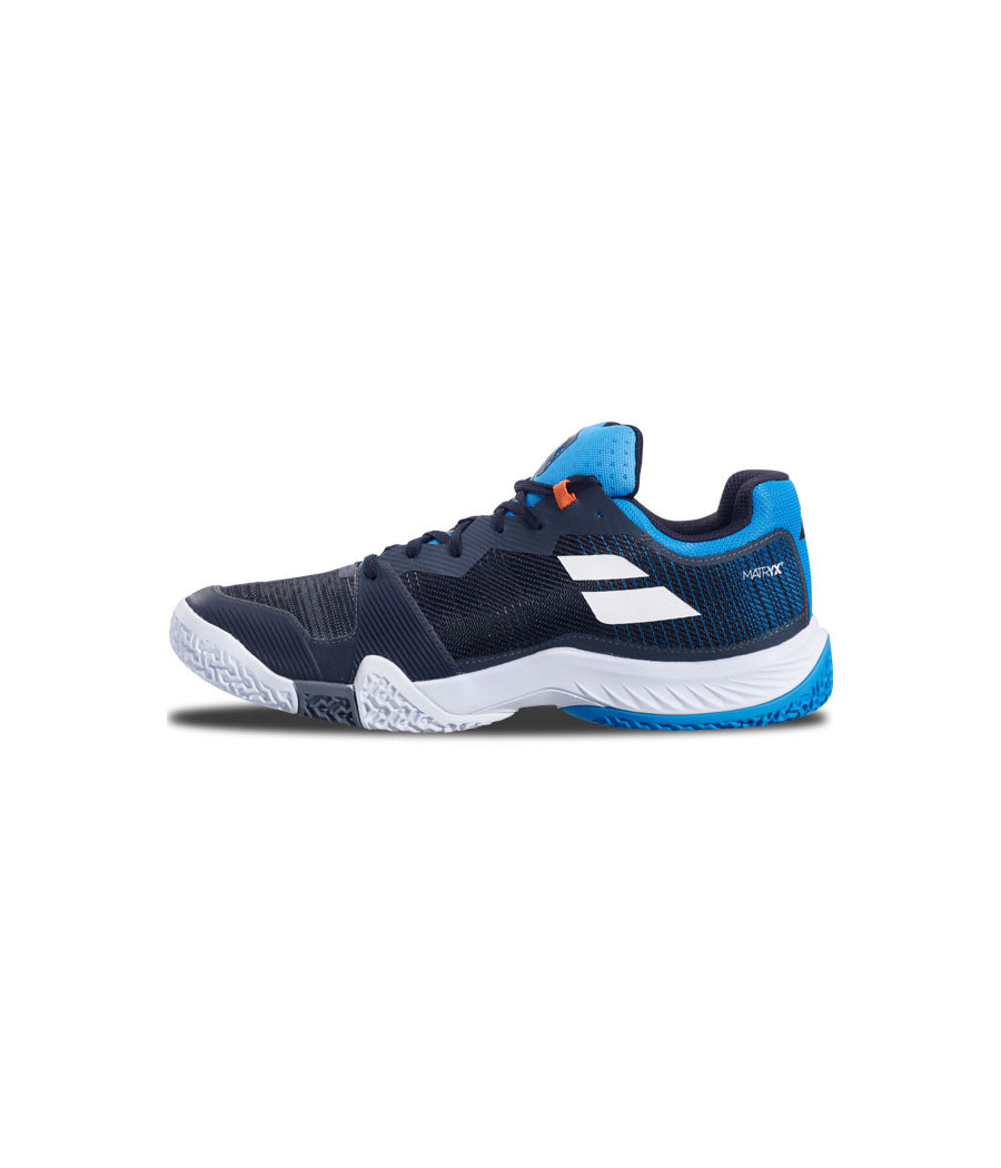 Chaussures de Padel Babolat Jet Premura couleur noir et bleu