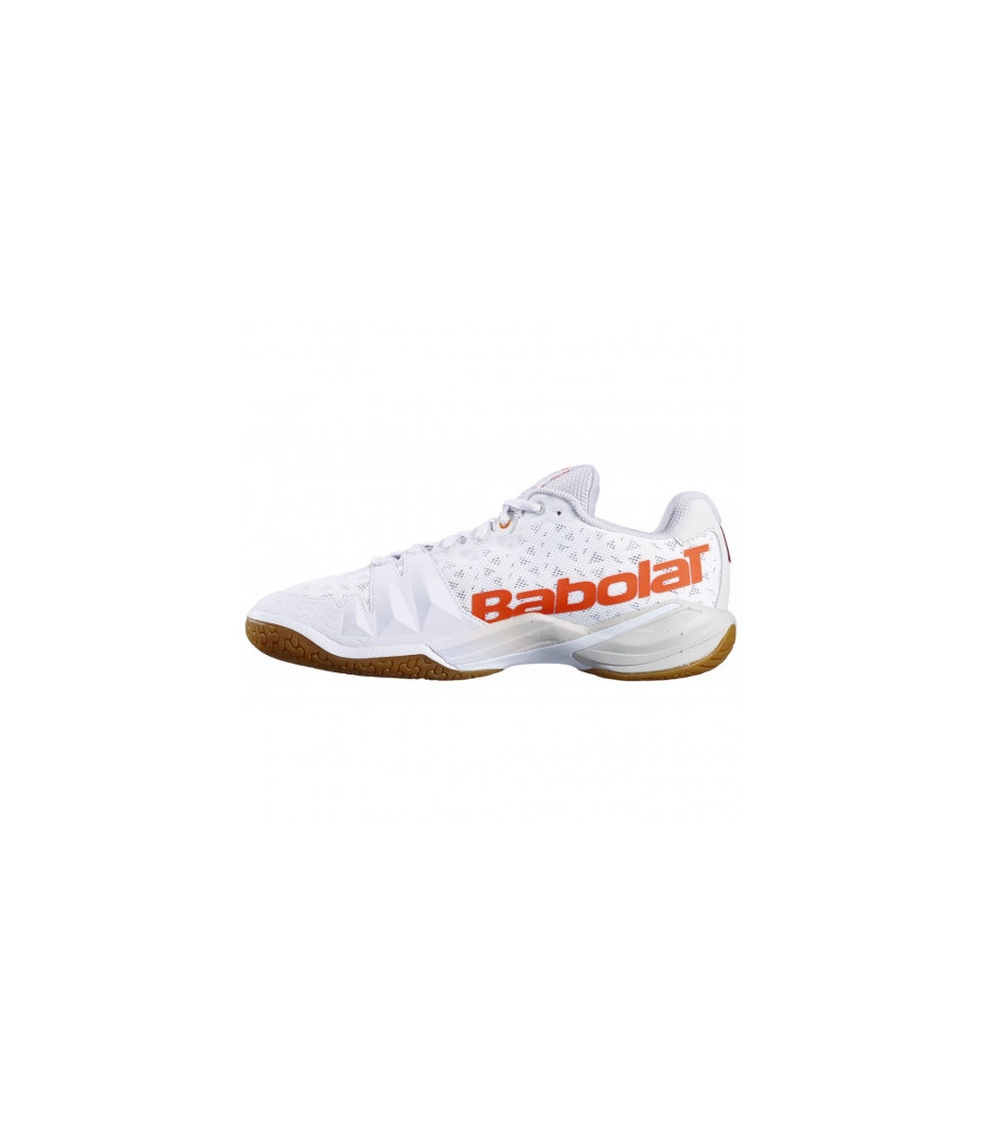 Chaussure indoor hommes Babolat Shadow Tour grise et blanche