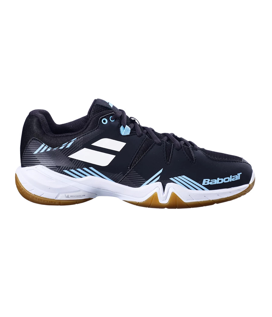 Chaussure indoor hommes Babolat Shadow Spirit bleue et noire