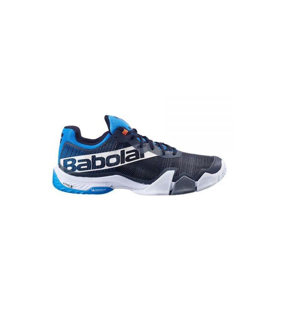 Chaussures de Padel Babolat Jet Premura couleur noir et bleu