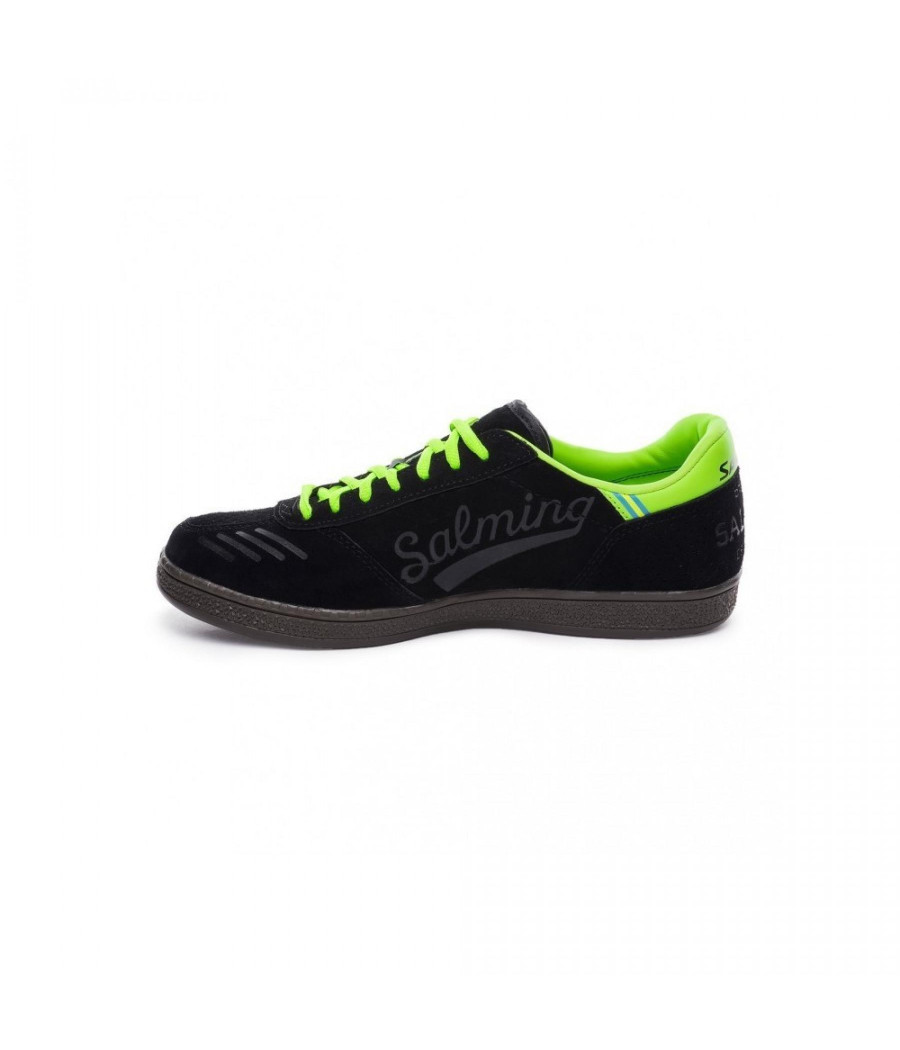 Chaussure indoor hommes Salming Goalie 91 noire et verte